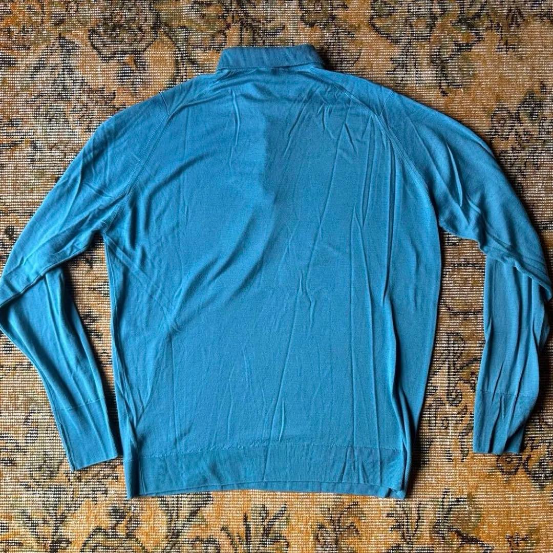 JOHN SMEDLEY ジョンスメドレー DORSET長袖ニットポロ XXL