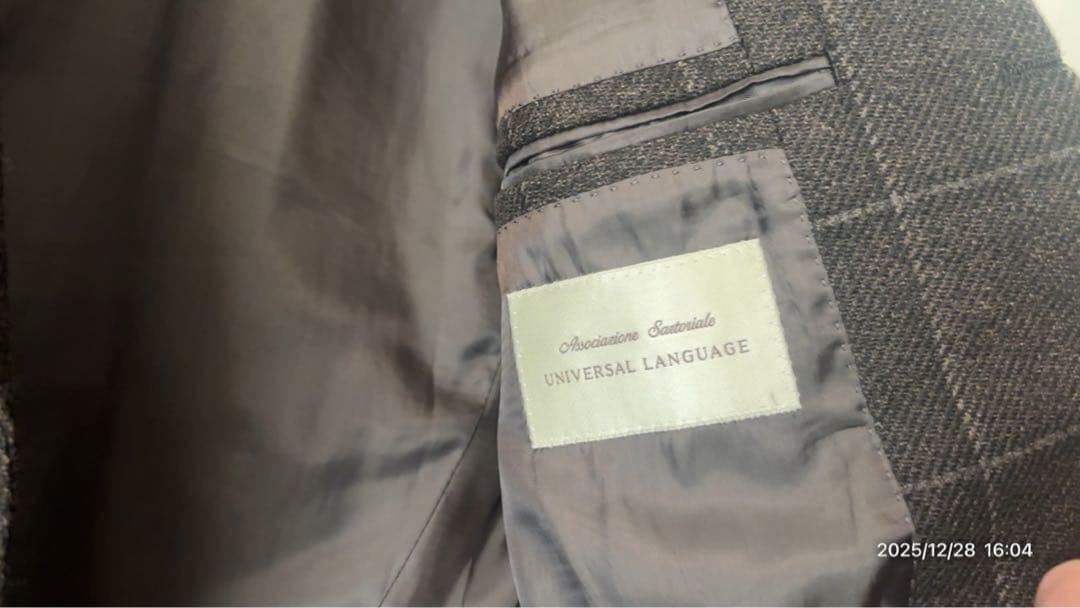 ユニバーサルランゲージカノニコジャケットスーツセレクトタリアトーレlardini