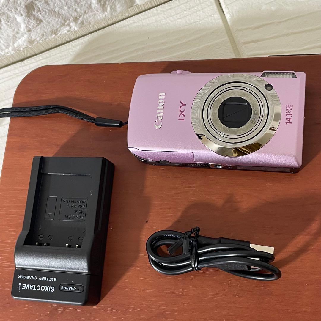 【外観極美品】Canon デジカメ コンデジ IXY 10S ピンク (PK)
