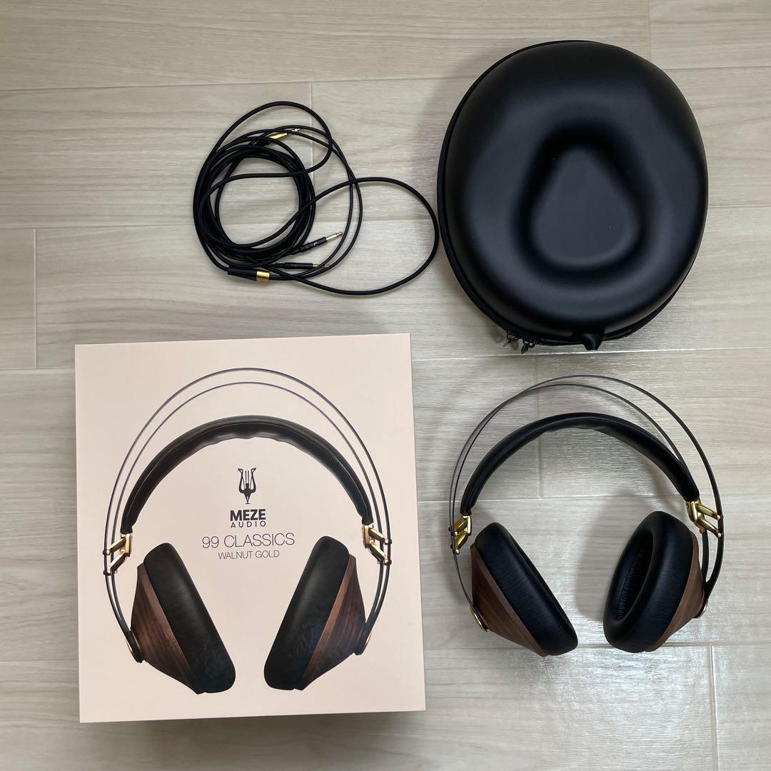 ヘッドホン Meze 99 Classics Walnut Gold