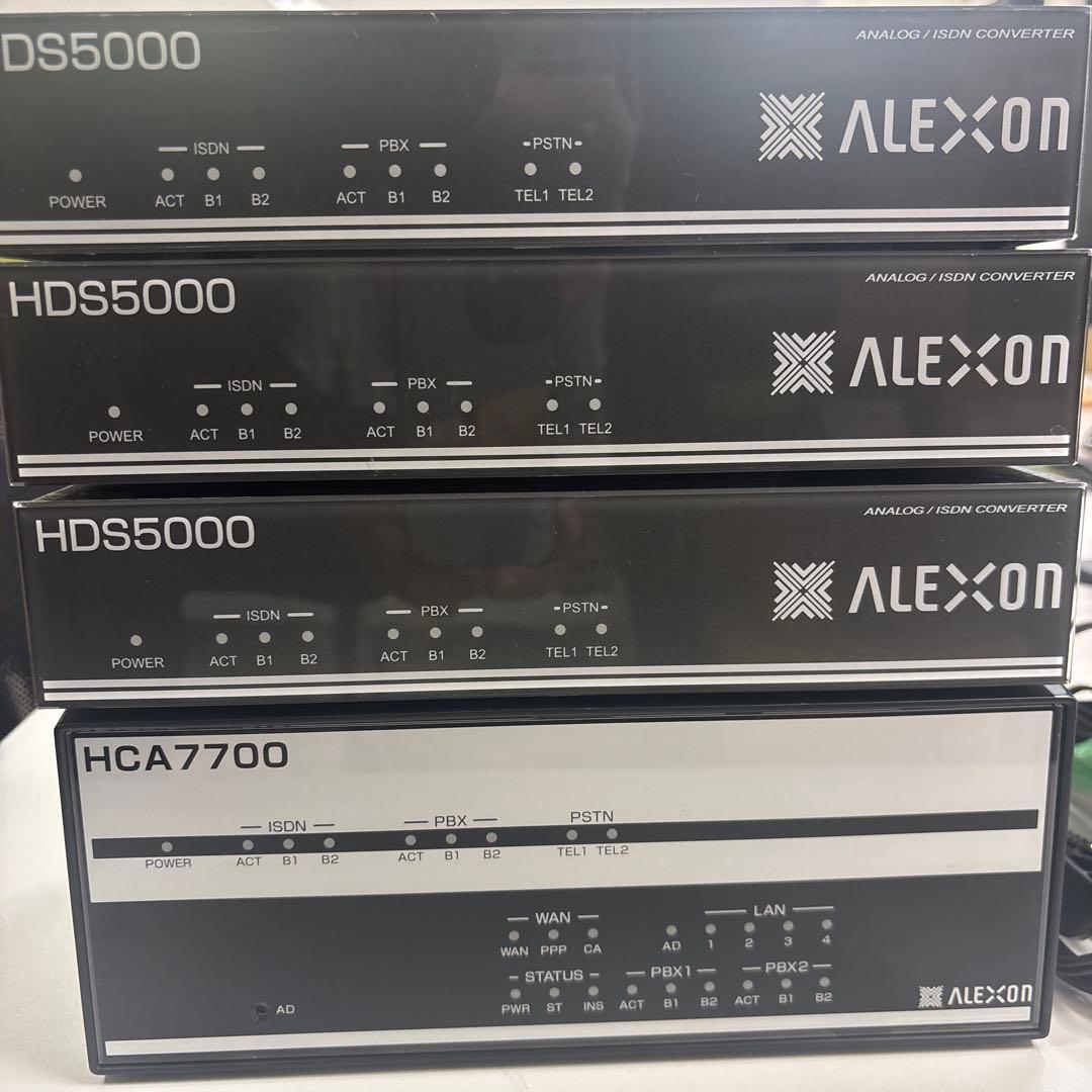ALEXON 光収容装置HDS5000 ×3 HCA7700 ×1