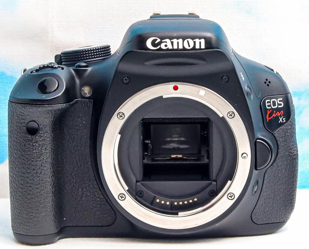 Canon キャノン Kiss X5⭐️スマホ転送⭐️自撮りラクラク⭐️一眼レフ