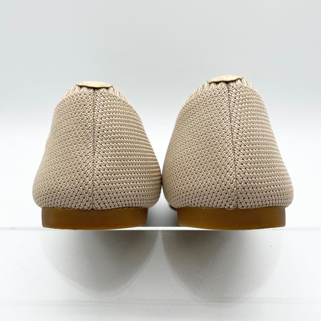 【極美品】VIVAIA ビバイア フラットシューズ ポインテッドトゥ ベージュ