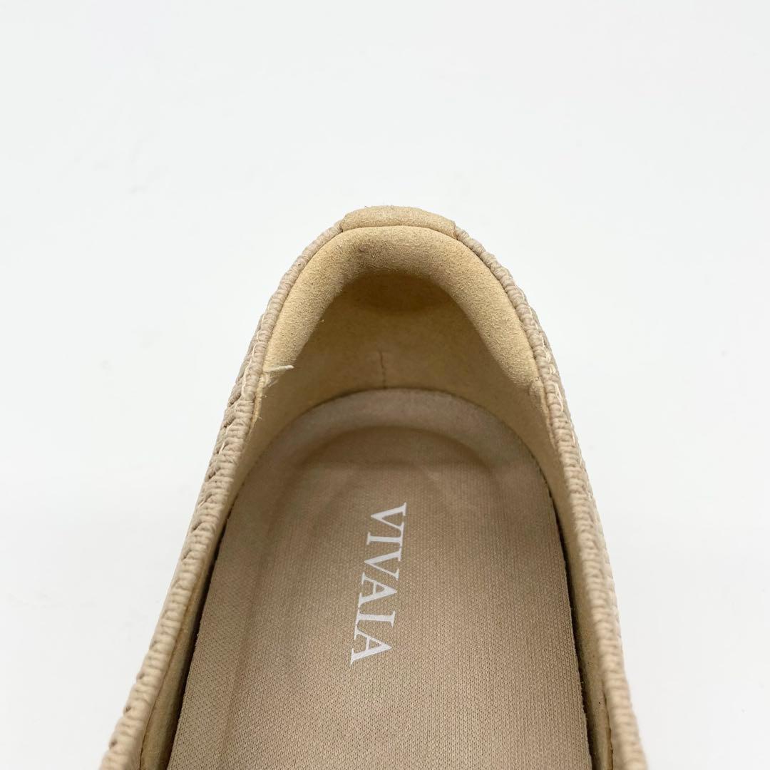 【極美品】VIVAIA ビバイア フラットシューズ ポインテッドトゥ ベージュ