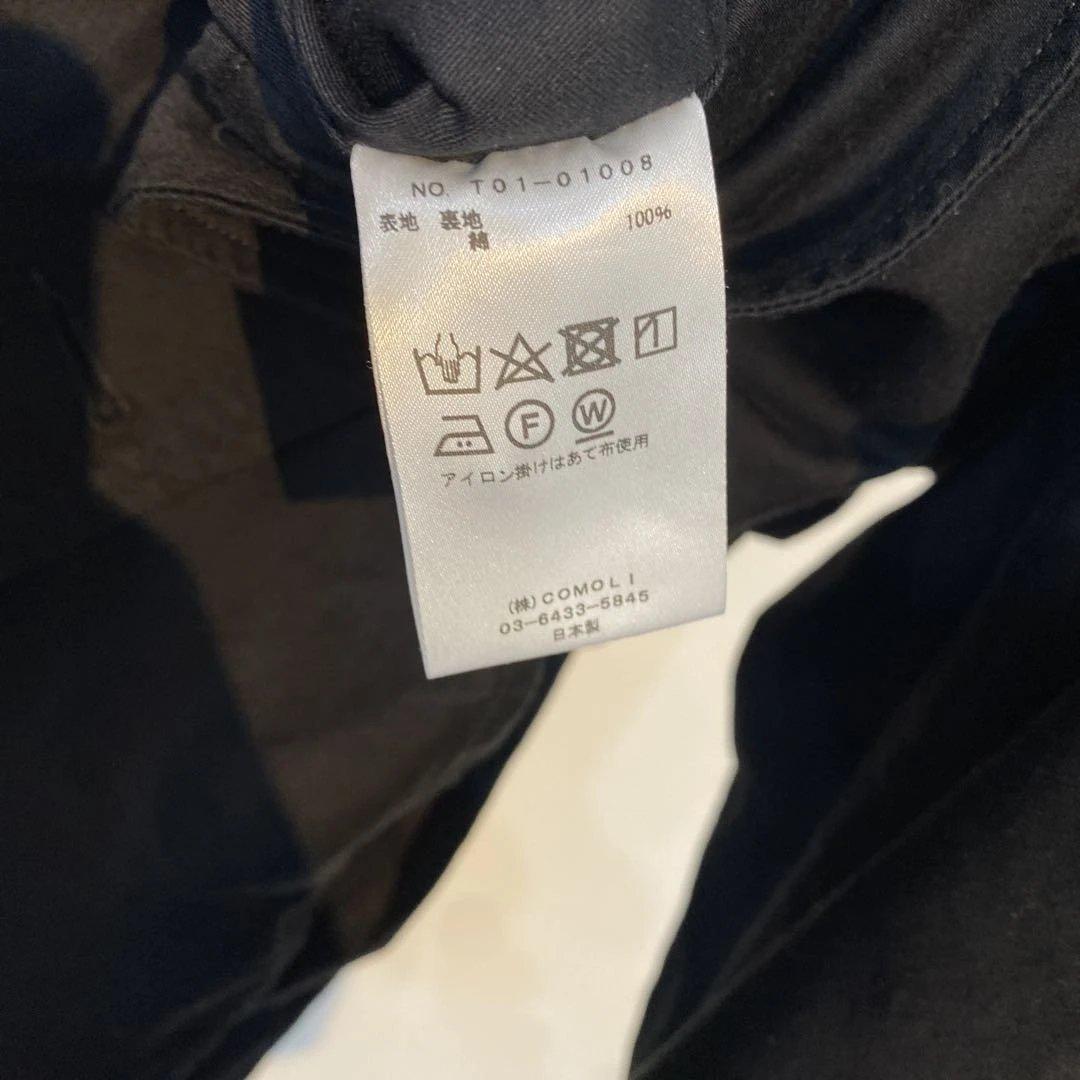 COMOLIコモリ　21ssコットンサテン　セットアップ