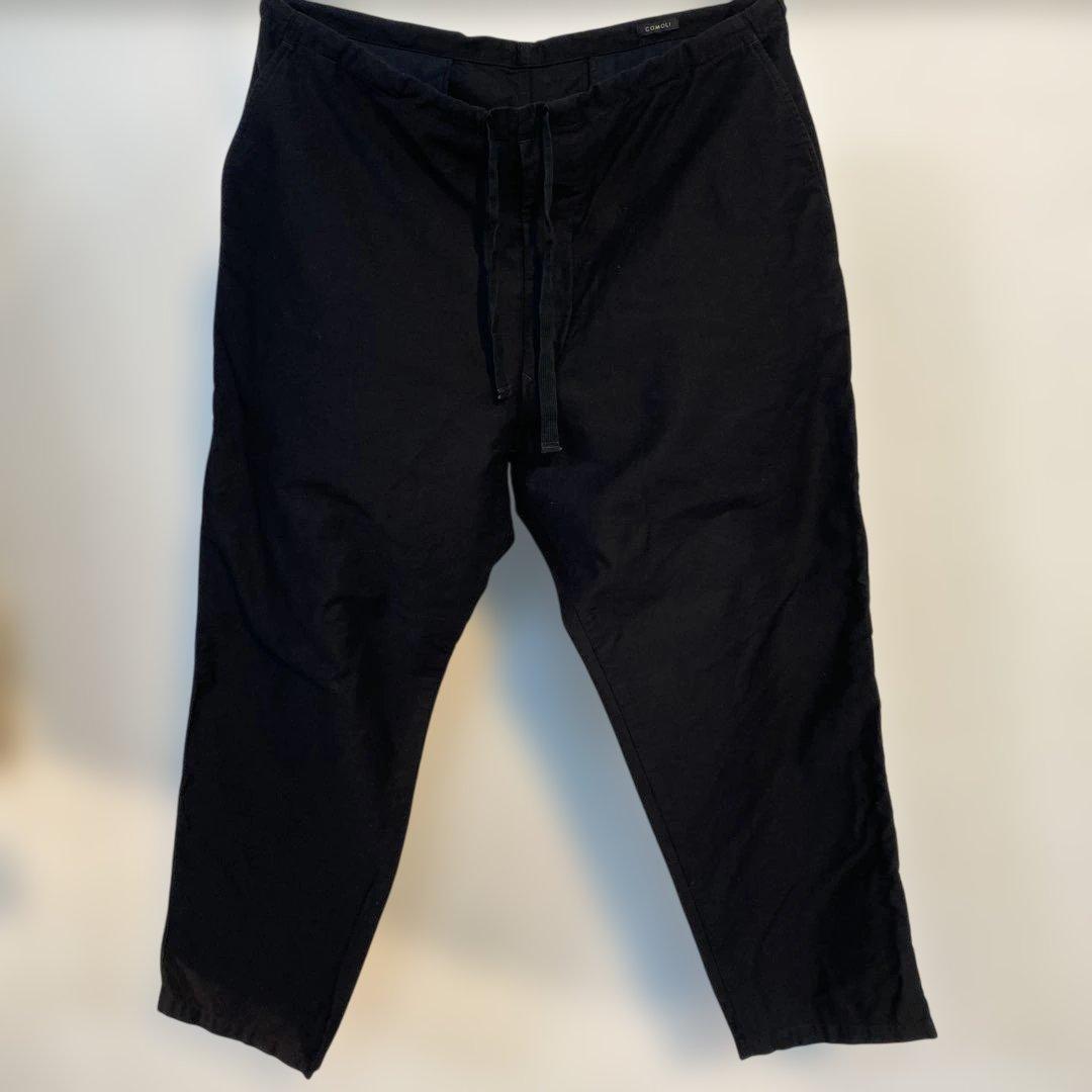 COMOLIコモリ　21ssコットンサテン　セットアップ