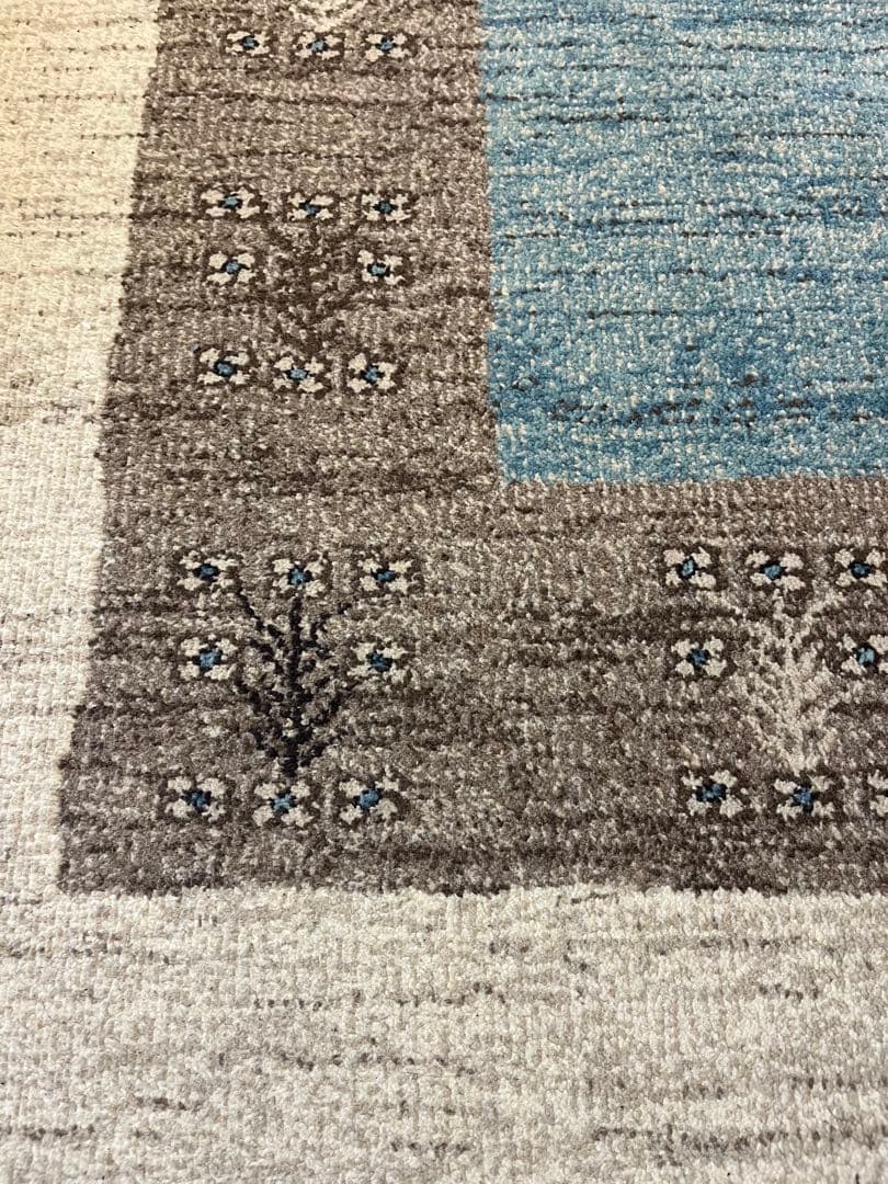 カーペット ラグマット 絨毯 133×195 ギャッベ風 東京インテリア