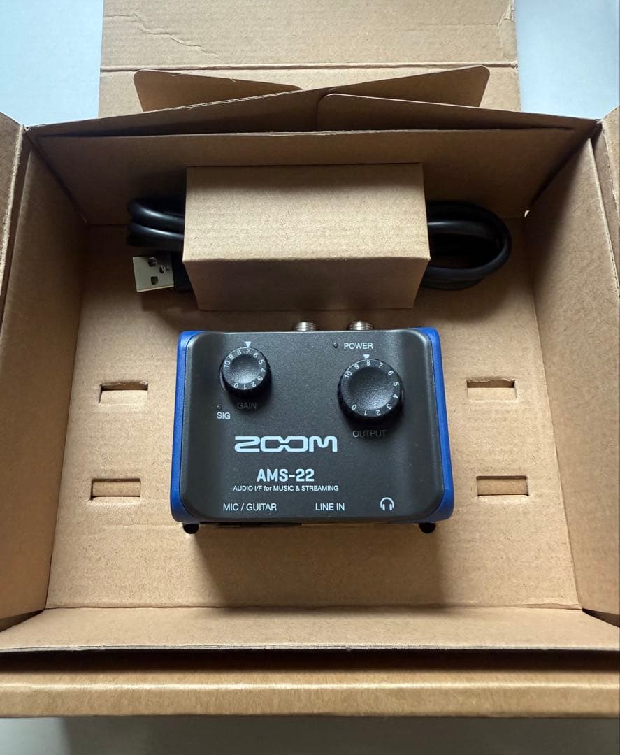 ZOOM AMS-22 オーディオインターフェイス ほぼ新品