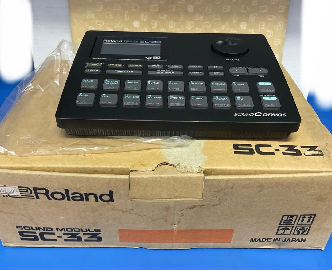 Roland サウンド モジュール SC-33 箱付き