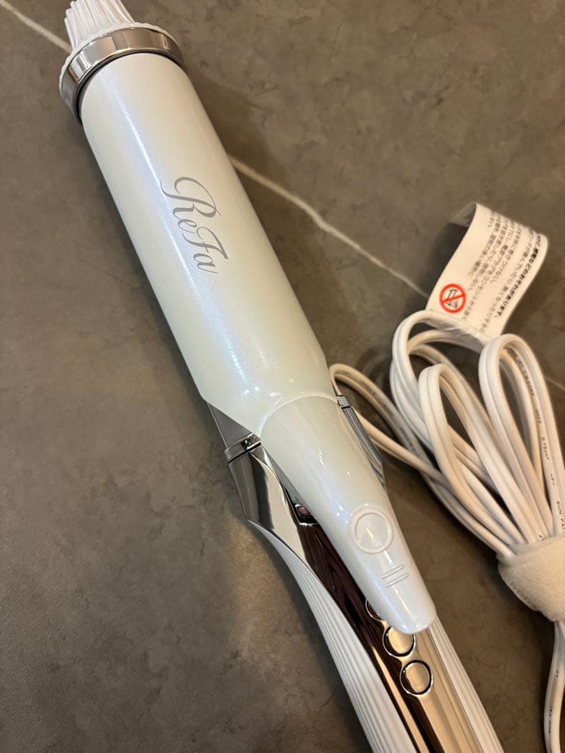 リファカールアイロンプロ ホワイト 38mm