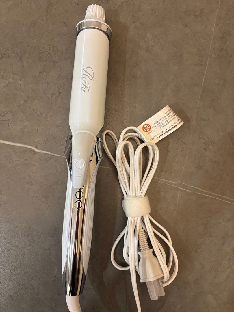 リファカールアイロンプロ ホワイト 38mm