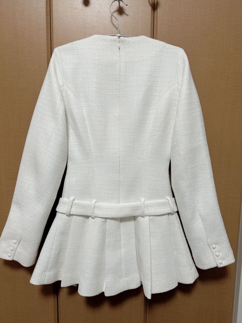 Darich（ダーリッチ） ボックスプリーツツイードミニワンピース