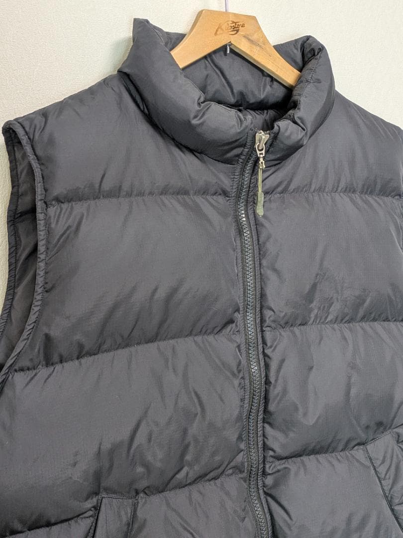 Eddie Bauer エディバウアー　黒　ブラック ダウン ベスト XL