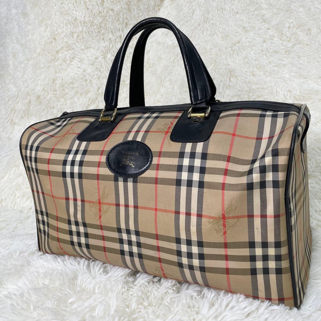 BURBERRY バーバリー バーバリーズ ノバチェック ボストンバッグ 大容量
