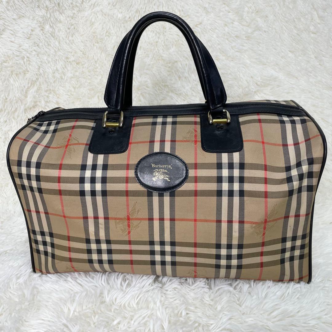BURBERRY バーバリー バーバリーズ ノバチェック ボストンバッグ 大容量