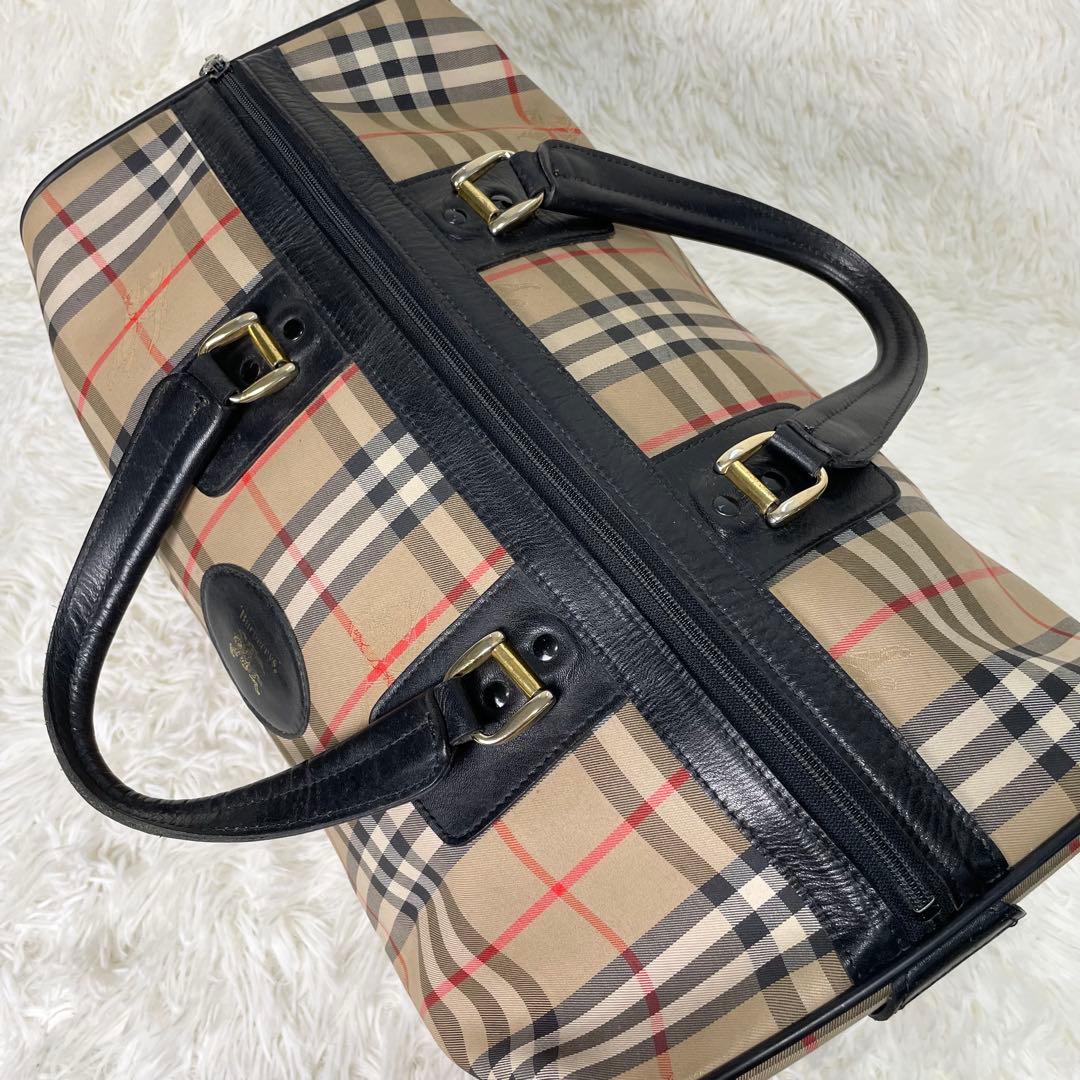 BURBERRY バーバリー バーバリーズ ノバチェック ボストンバッグ 大容量
