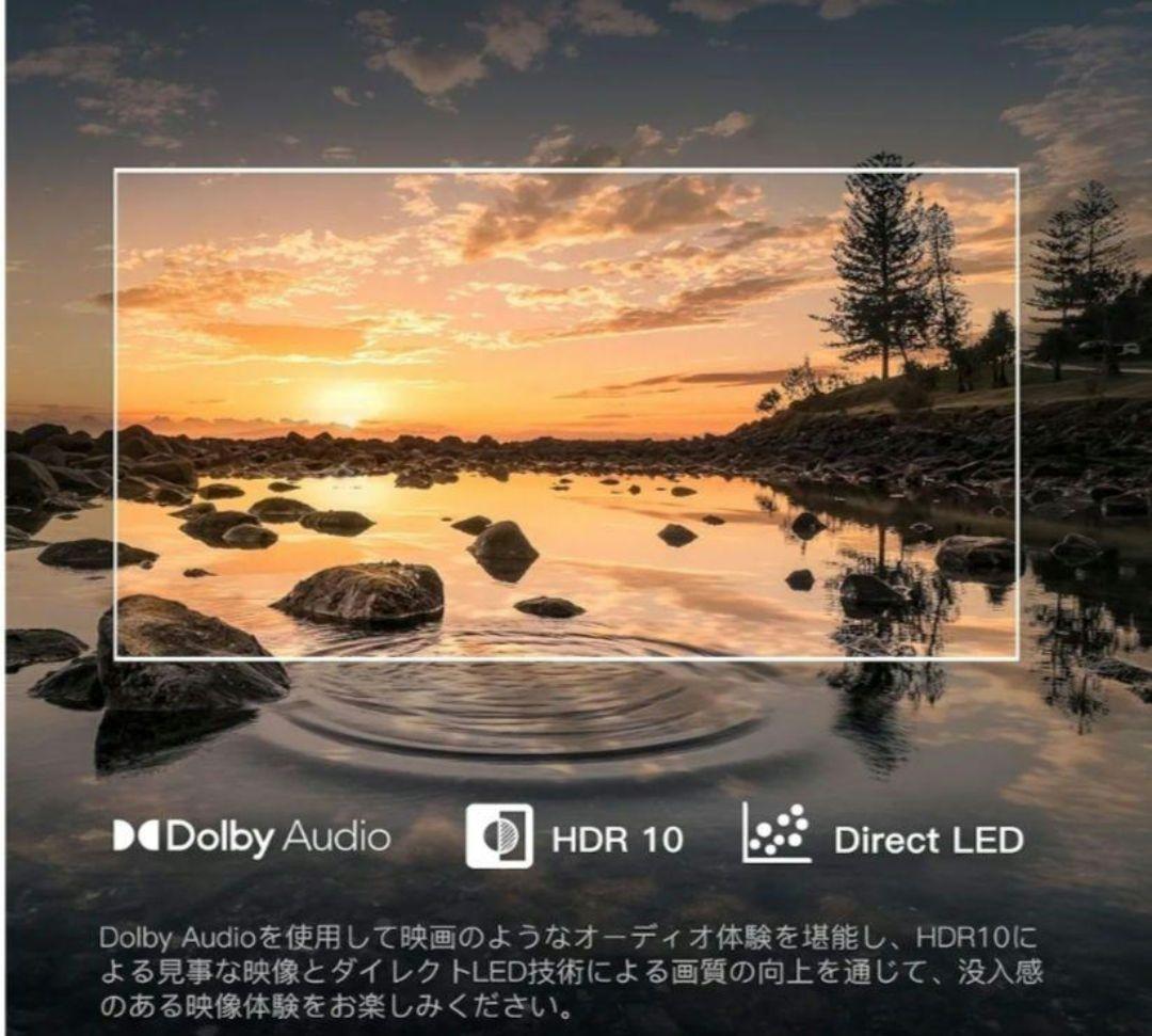 FPD チューナーレステレビ 32V型 720P Google TV