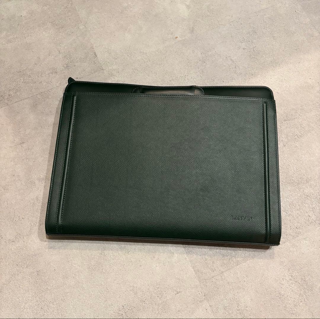 専用！タグ付未使用品 LANVIN PARIS ランバン 本革ブリーフケース