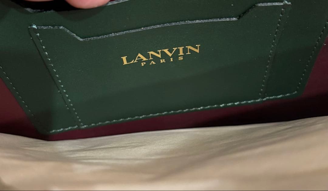 専用！タグ付未使用品 LANVIN PARIS ランバン 本革ブリーフケース