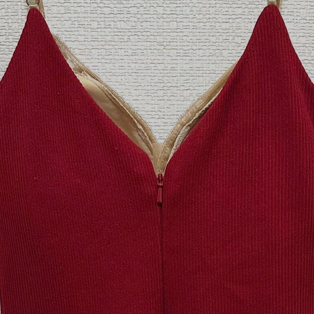 AngelR エンジェルアール 赤 ビジュー タイト キャバドレス S 美品