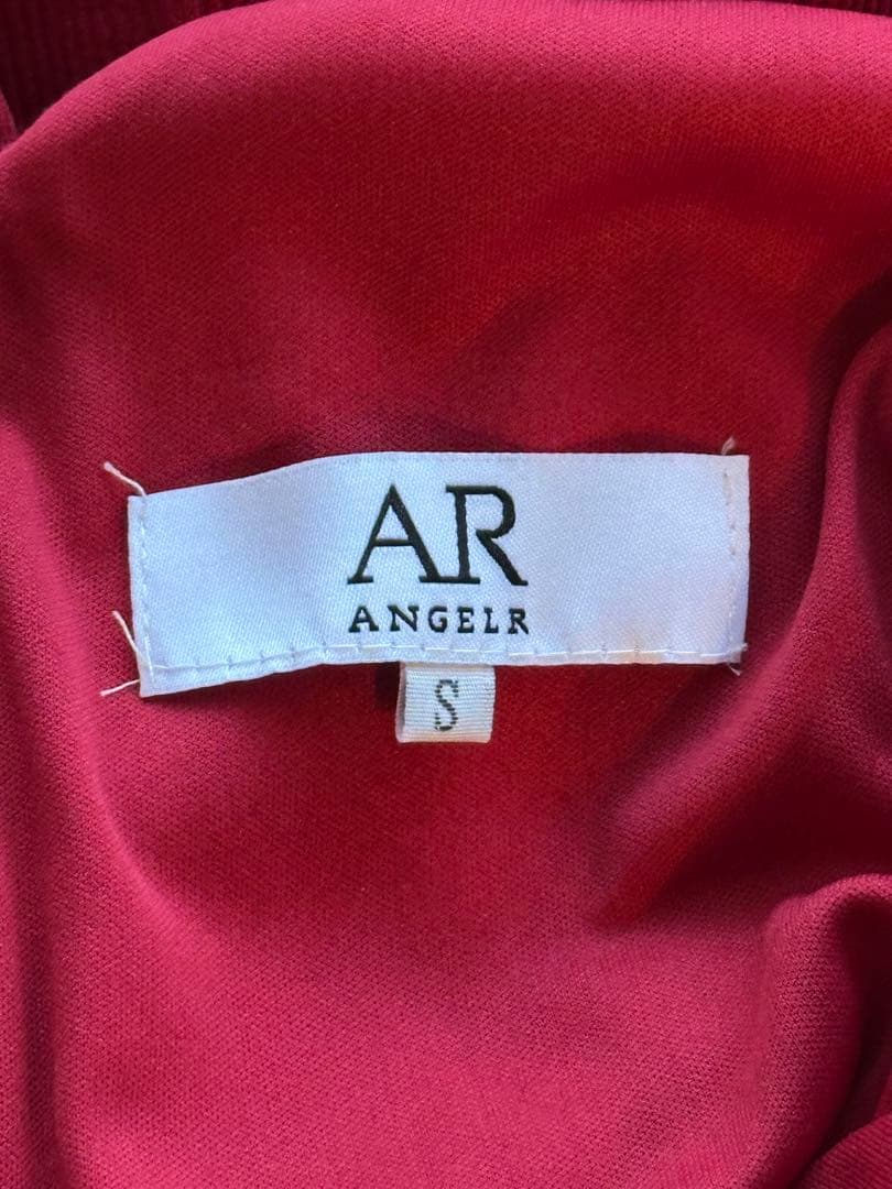 AngelR エンジェルアール 赤 ビジュー タイト キャバドレス S 美品