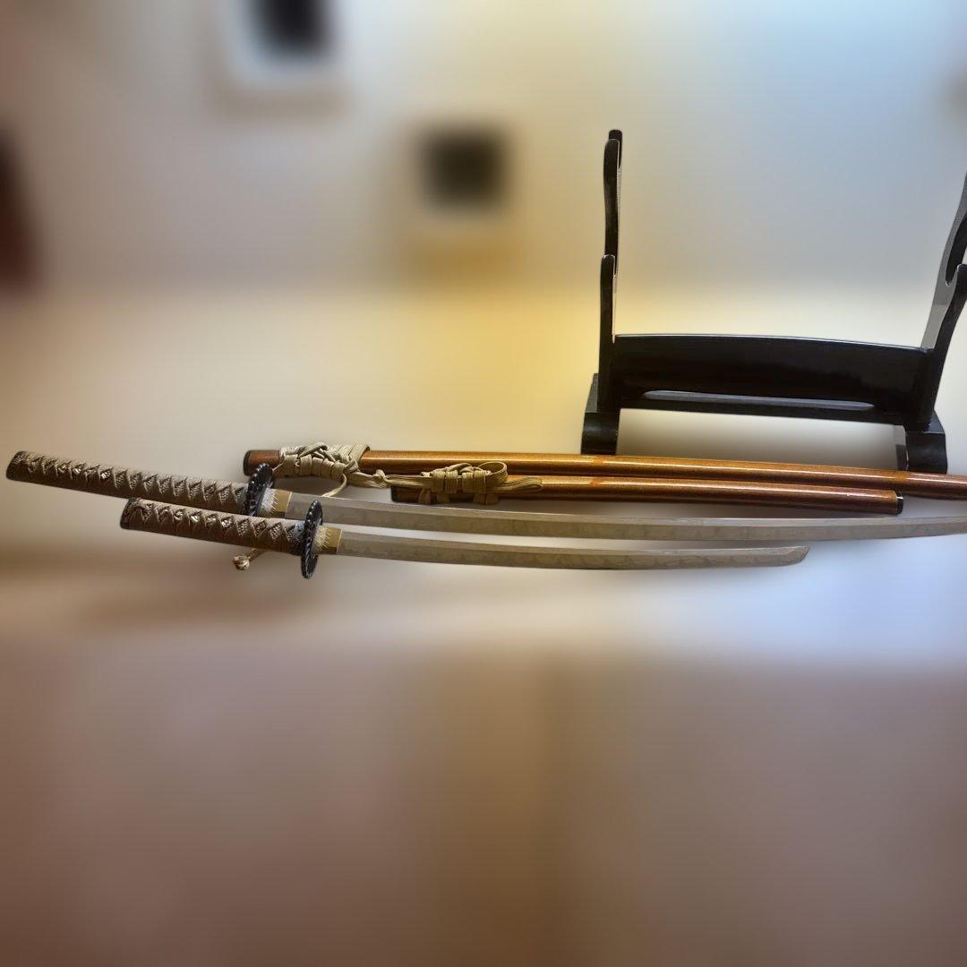模造刀2本セット　　高岡銅器