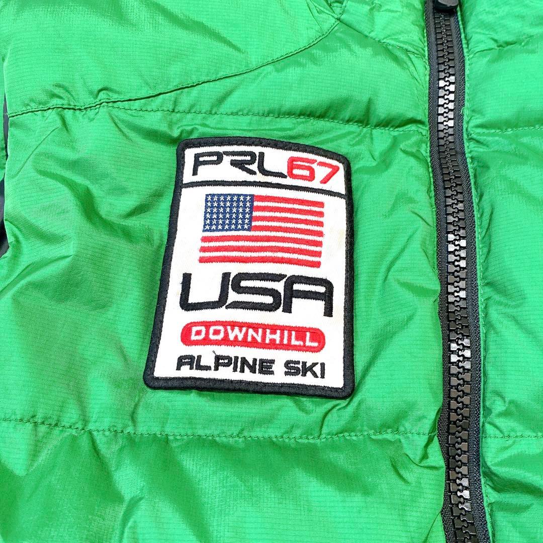 POLO RALPH LAUREN ポロラルフローレン　緑色　ダウンベスト