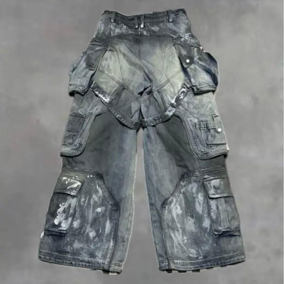 PERSONSOUL デニムカーゴパンツ