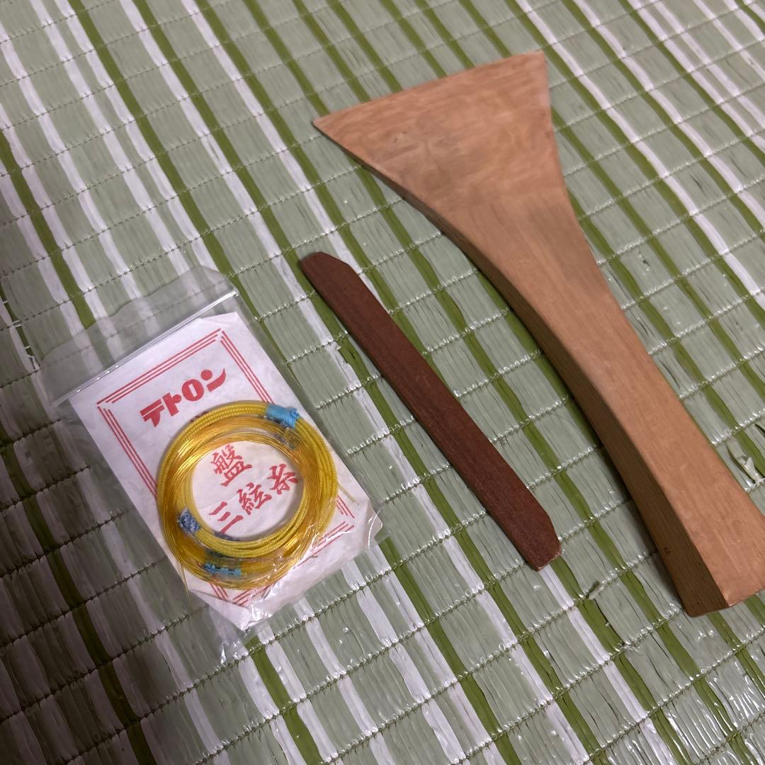 三味線 バチ　撥　弦　楽器　延べ棹　延棹