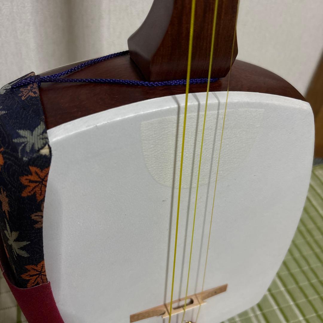 三味線 バチ　撥　弦　楽器　延べ棹　延棹