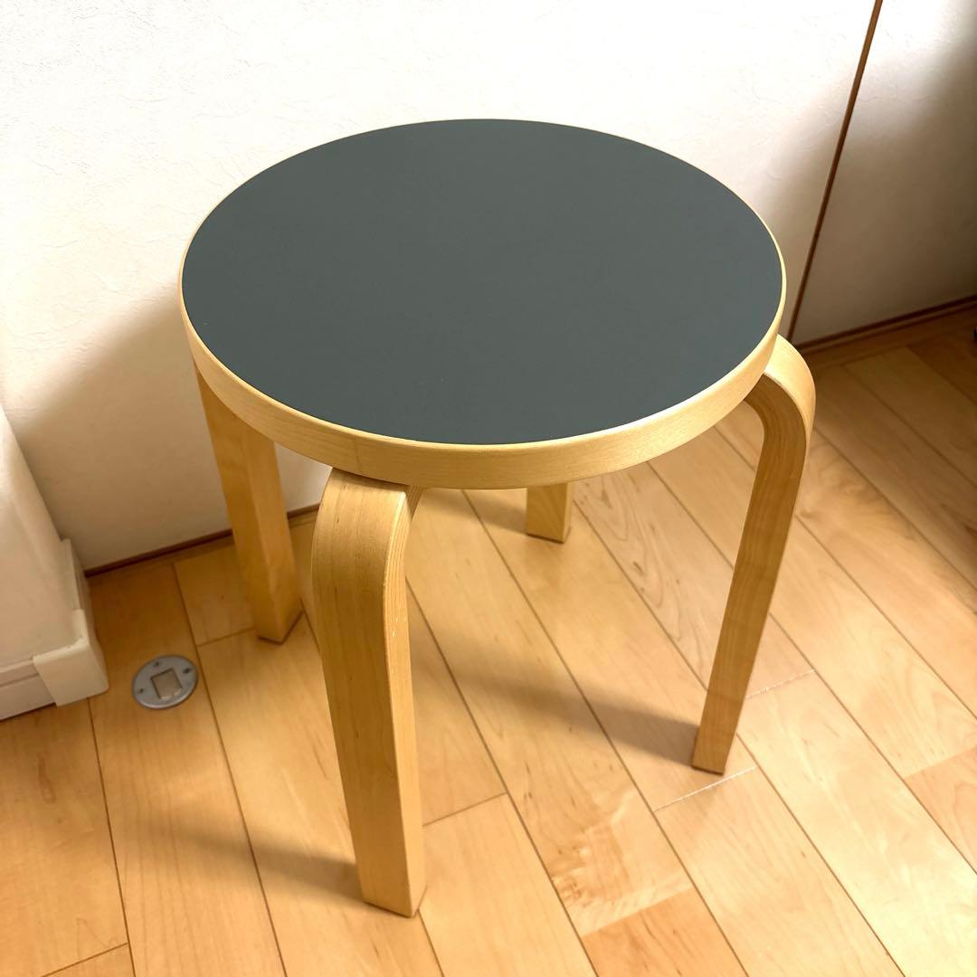 【廃盤色】スコープ別注 artek リノリウム スツール 4本脚E60 1脚