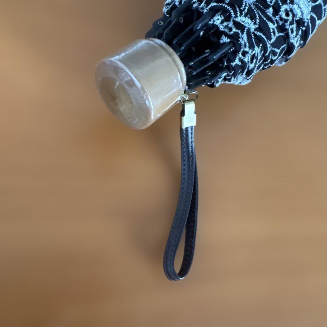 小宮商店　花柄レース折りたたみ日傘