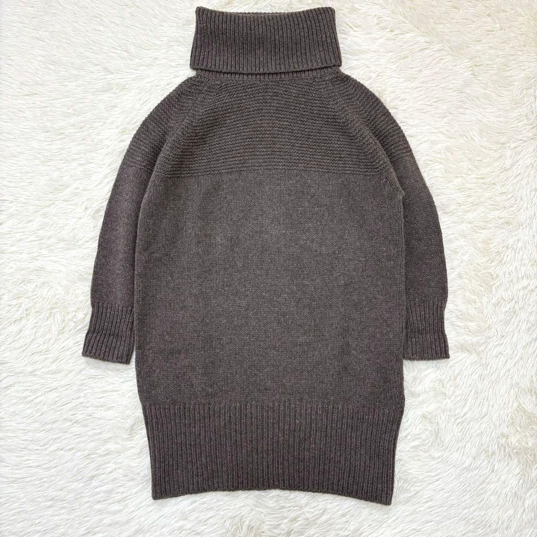 美品　TICCA ウール100％　ニットワンピース タートルネック　ティッカ