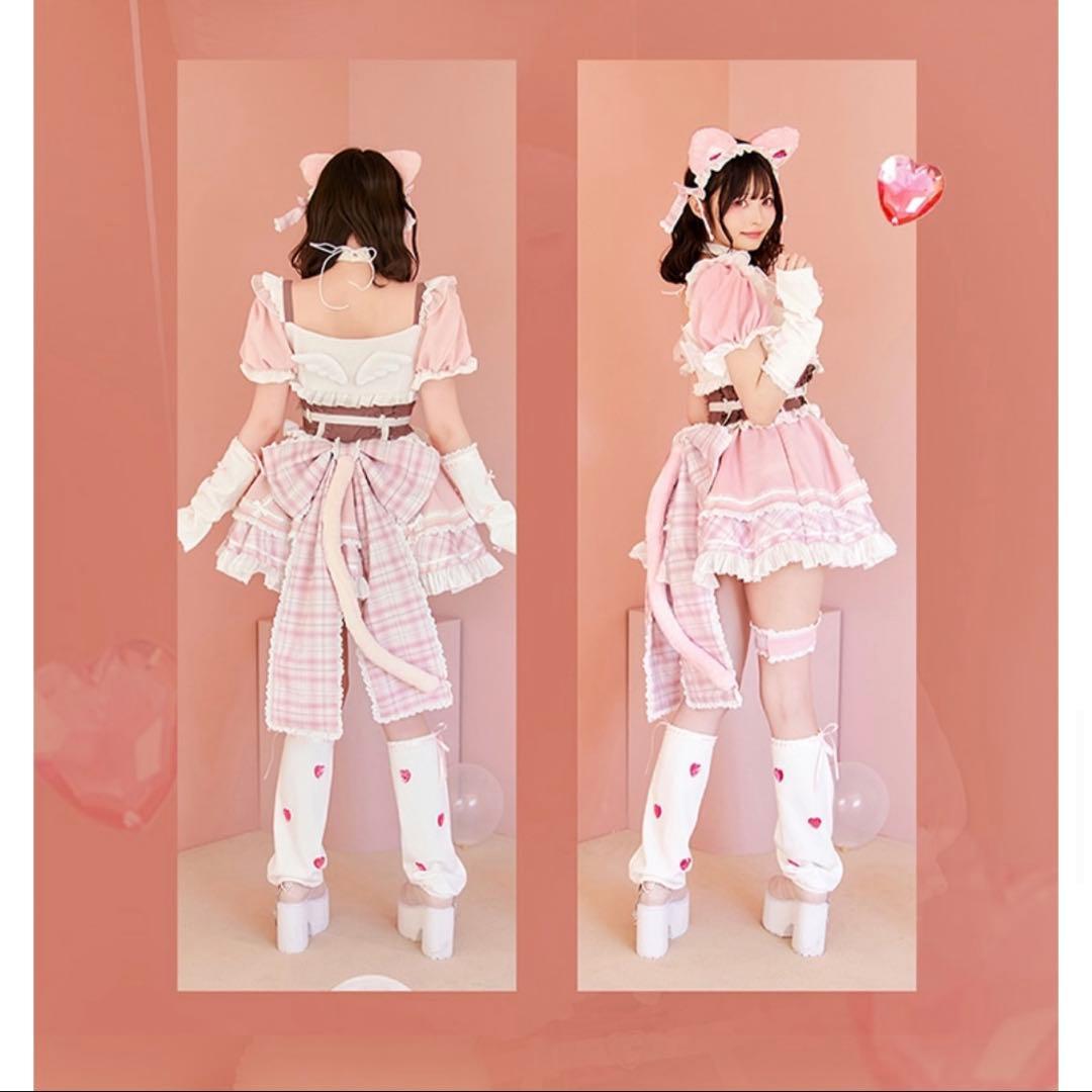 Malymoon ネコ耳メイド服 ピンク マリームーン