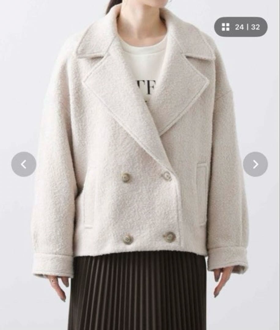 mii✨ ツィードショートＰコート　グレディ ブリリアン