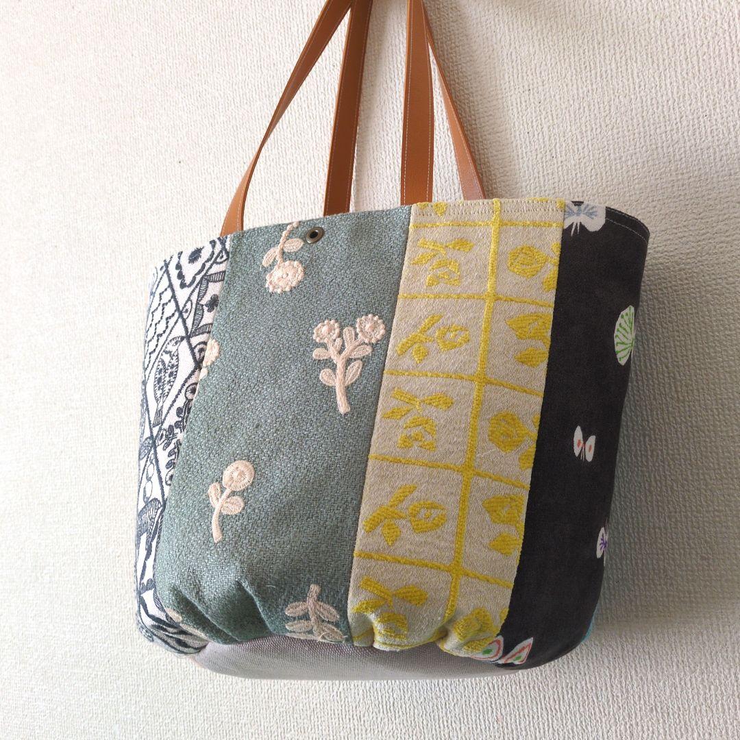 パッチワーク バケツバッグ＊ミナペルホネン