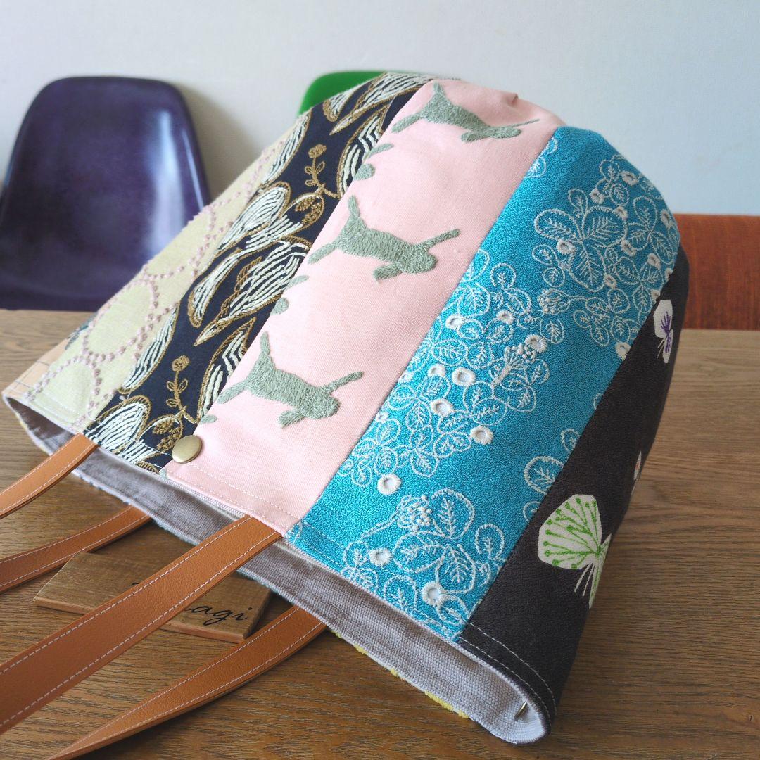 パッチワーク バケツバッグ＊ミナペルホネン