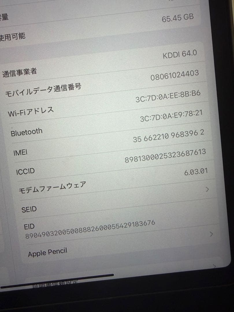 iPad Pro (11インチ) 第2世代 シルバー　ipadのみ！