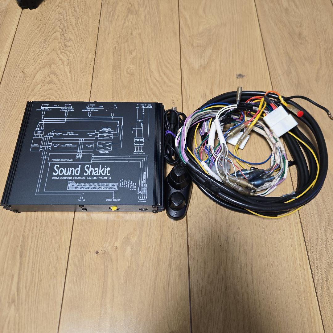 【美品】サウンドシャキット PA504-G コントローラ 日産コネクタ配線付属