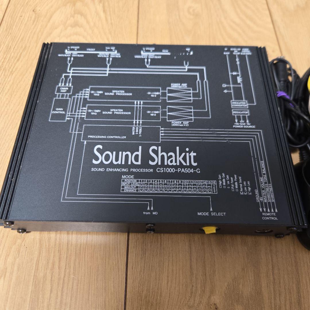 【美品】サウンドシャキット PA504-G コントローラ 日産コネクタ配線付属