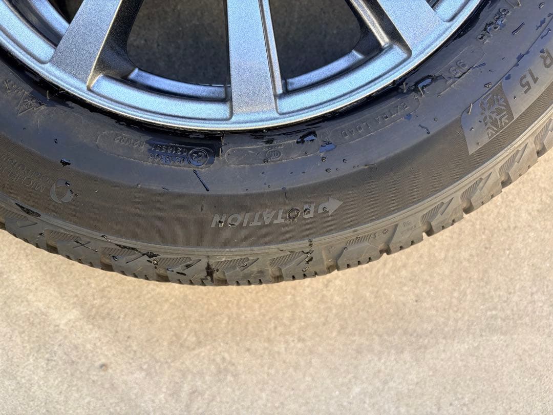 15インチ ホイールセット　195/65R15 X-ice まるつ