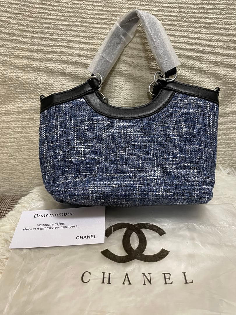 CHANEL ノベルティ ツイードトート バッグ ❣️