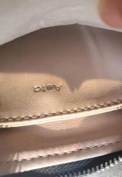 Aeta アエタ ラウンド ワンショルダー Sサイズ ハンドバッグ ブラック