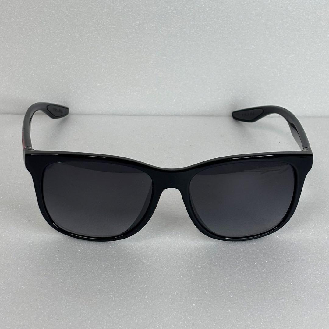 プラダ スポーツ ウェリントン サングラス アイウェア ブランド ロゴ ブラック
