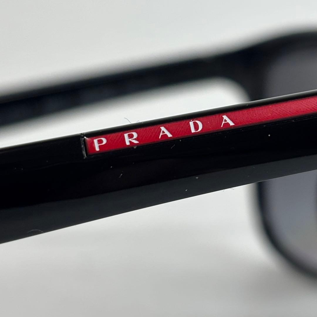 プラダ スポーツ ウェリントン サングラス アイウェア ブランド ロゴ ブラック