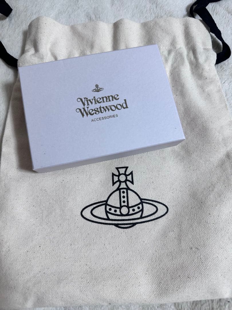 Vivienne Westwood ネイビー名刺入れ