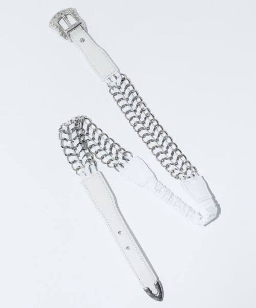 【超人気】Toga Pulla メタルチェーンベルト　ウエスタン