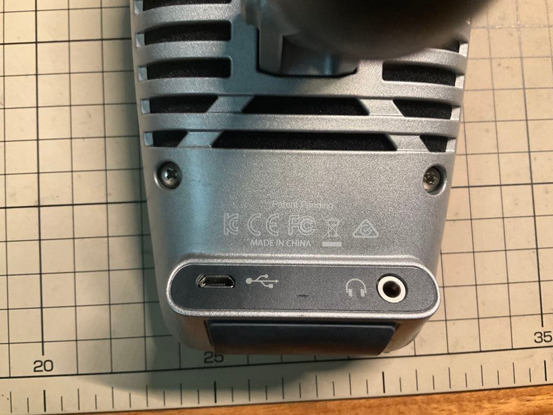 SHURE コンデンサーマイク シルバー　MV51