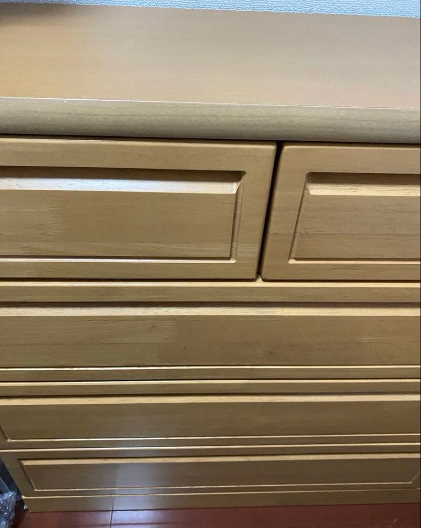 ☆ミッキー☆ アルファタカバ ナチュラルウッド 木製 9引き出し チェスト