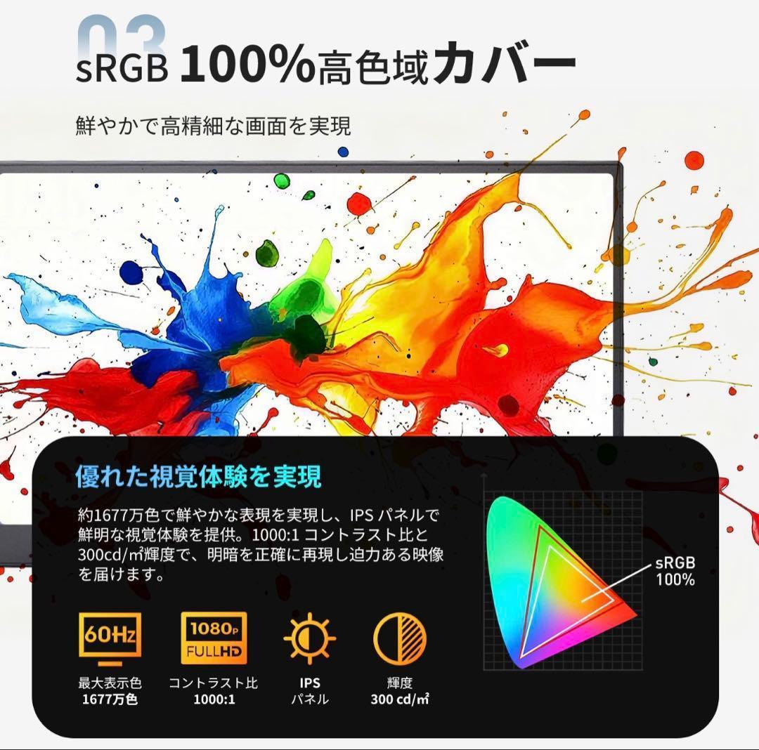 【MY1245】デュアルモニター モバイルモニター 14インチ ディスプレイ